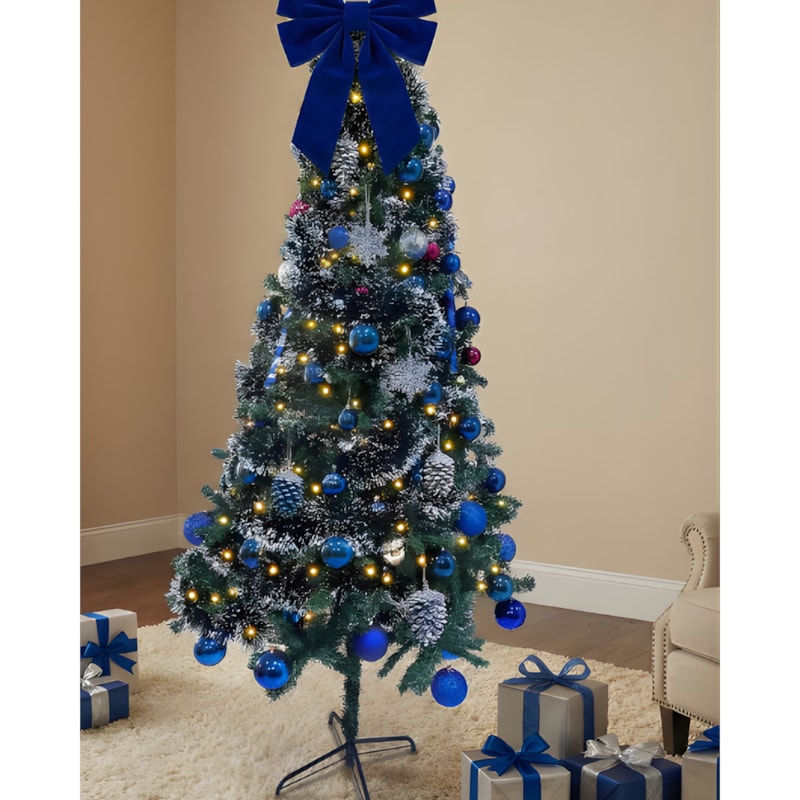 Arvore De Natal 210Cm 752 Galhos Verde Base De Mental 831-T001-25PROM-7-b5e62d81-8417-459f-ae6b-7be1edae3469