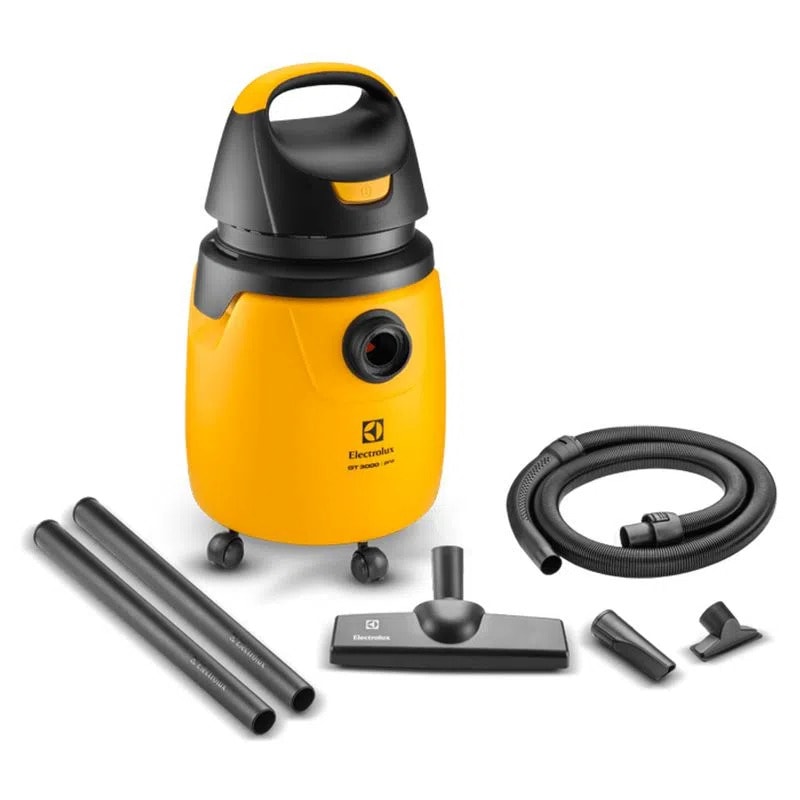 Aspirador de Po e Agua Electrolux Profissional 1300W 20L com Funcao Sopro 127V GT30N Amarelo