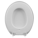 Assento Sanitario Astra Almofadado Oval Branco