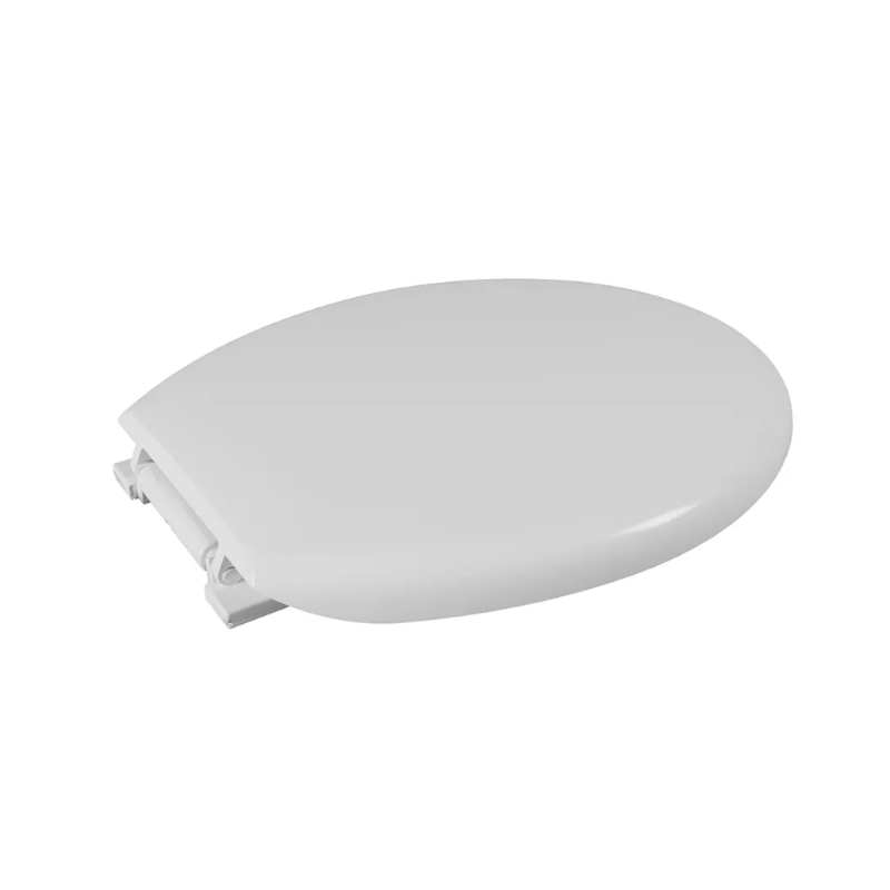 Assento Sanitario Astra Almofadado Oval Branco