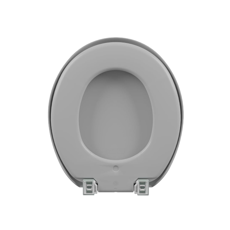 Assento Sanitario Astra Almofadado Oval Cinza -43ec50b5-216f-4ae5-bbf6-20d8b8ffb645
