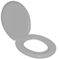 Assento Sanitario Astra Almofadado Oval Cinza-bb4efa39-6608-4620-b82e-5a79a27c329b