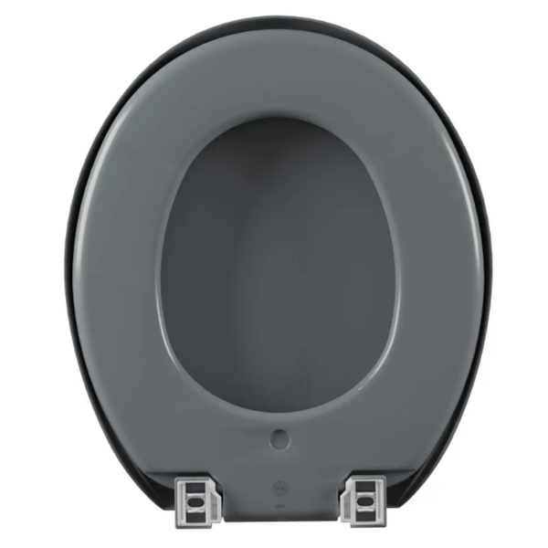 Assento Sanitario Astra Almofadado Oval Cinza -1b75b97c-666d-40cb-83b0-a3c328e093d3