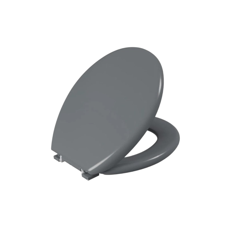 Assento Sanitario Astra Almofadado Oval Cinza -99311063-c9c6-4fa2-a4bf-19e911116ade