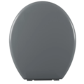 Assento Sanitario Astra Almofadado Oval Cinza -4c816d10-1790-4f54-9334-d132d06fd9c0