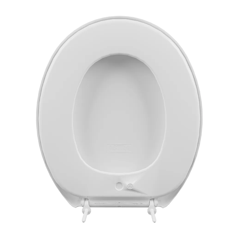 Assento Sanitario Astra Almofadado Slim Branco