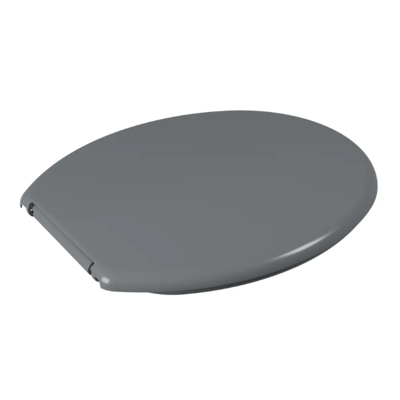 Assento Sanitario Astra Oval Cinza