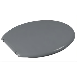 Assento Sanitario Astra Oval Cinza