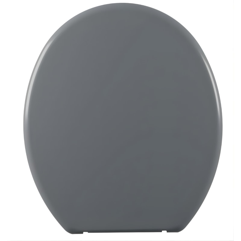 Assento Sanitario Astra Oval Cinza-41a2510b-3720-4acd-863e-370c570893e9