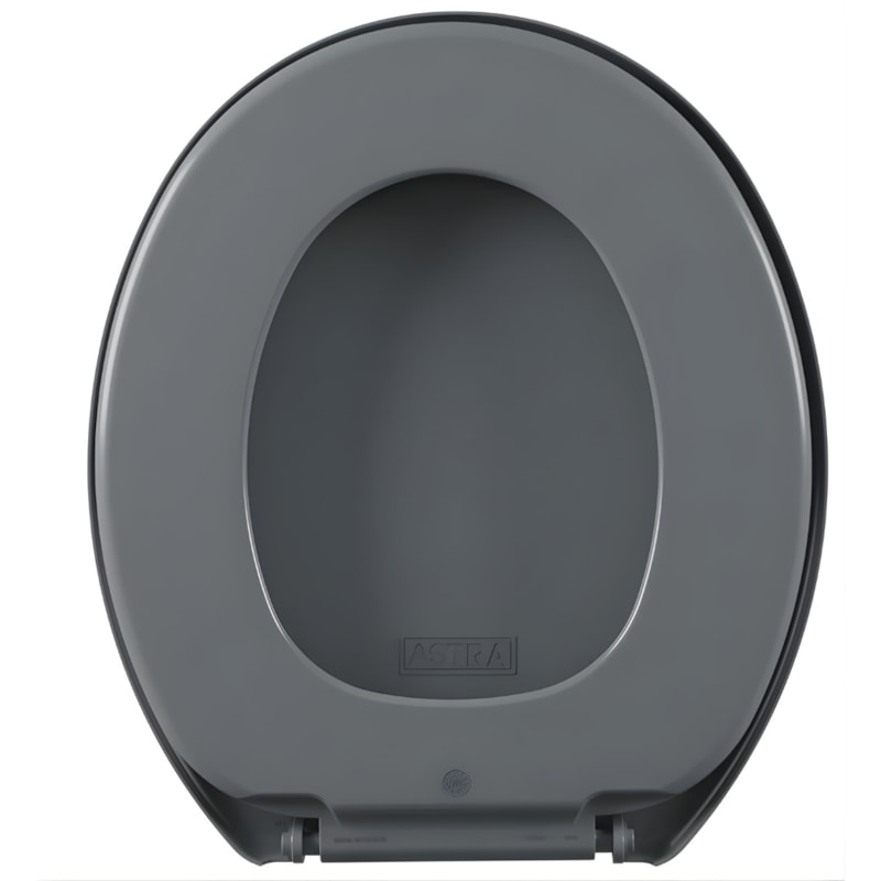 Assento Sanitario Astra Oval Cinza-ef43f523-3cd1-4c40-b937-cde51403c649