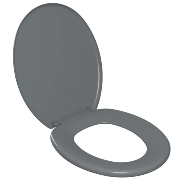 Assento Sanitario Astra Oval Cinza-81d49962-031e-4e58-92c2-0d6e29be4ccf