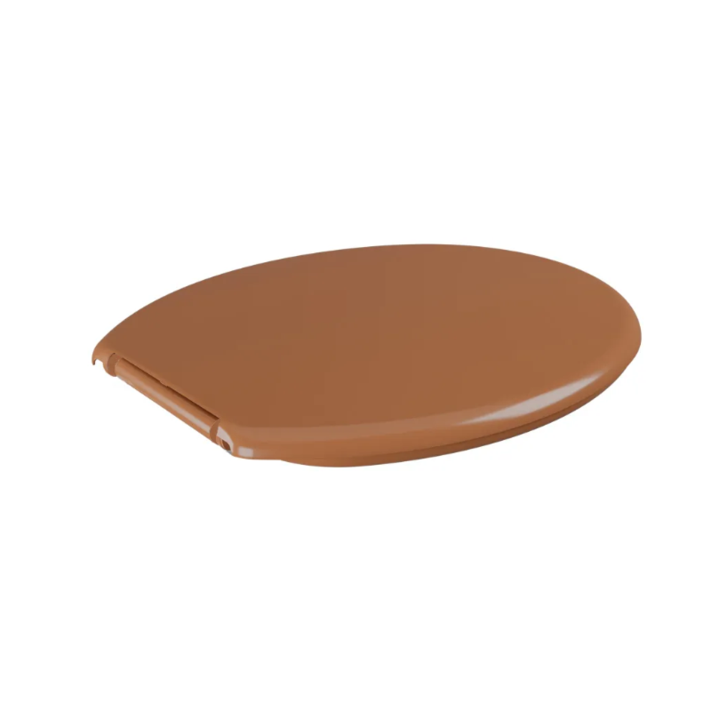 Assento Sanitario Astra Soft Oval Caramelo