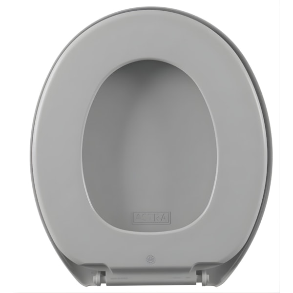 Assento Sanitario Astra Soft Oval Cinza-5dda2a17-68cb-4638-a78c-d28f758cf2a4