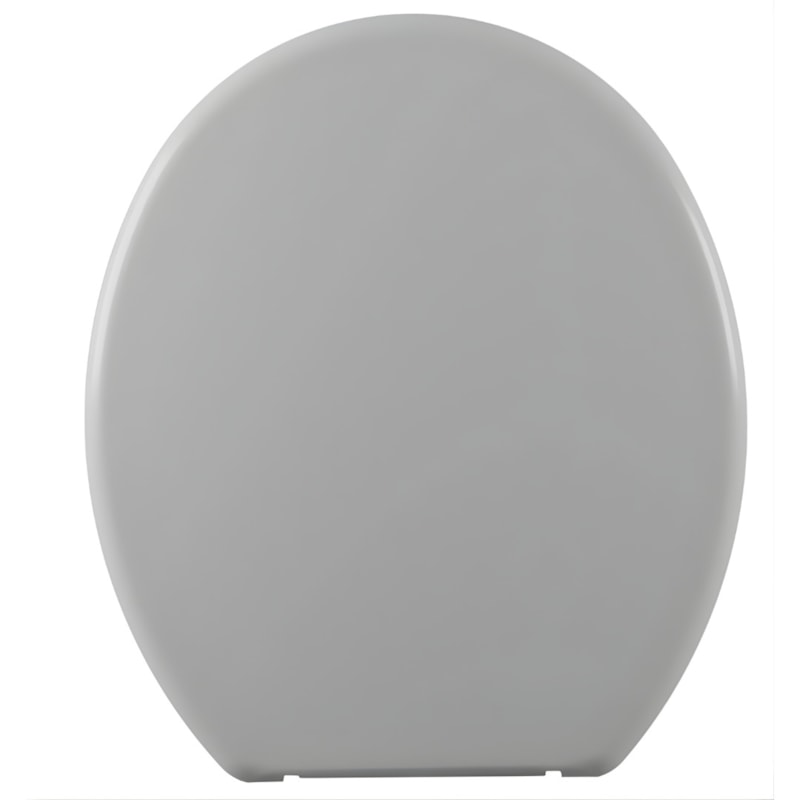 Assento Sanitario Astra Soft Oval Cinza