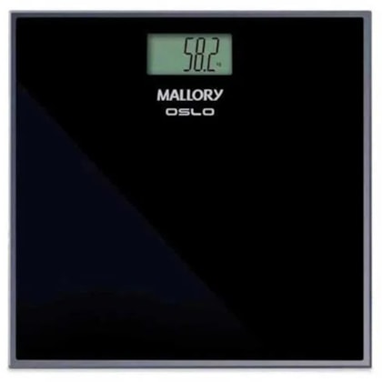 Balança Digital Mallory Oslo 150kg com Vidro Temperado e Desligamento Automático