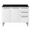 Balcao Itatiaia Luce 3 Portas 2 Gavetas com Tampo Branco-daa17d8e-1406-453c-9992-eb16e5409ee3