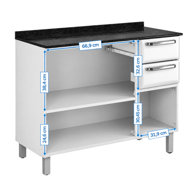 Balcao Itatiaia Luce 3 Portas 2 Gavetas com Tampo Branco-ef4a74c1-d2b6-42d0-a191-32e7544bf289