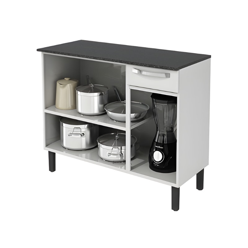 Balcao Itatiaia Rose 3 Portas 1 Gaveta Branco 2023 IG3G1-105-c4d42c59-82e2-4ae7-8eb9-18b3a1e9dedf