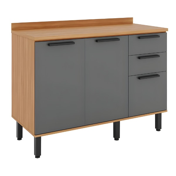 Balcão Telasul 1200mm Cinza/Freijo-11a4965f-0cca-4d96-8fa9-e06fcc4d8829