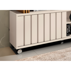 Bancada Briz 1.36 HB Moveis 1 Porta de Correr para Tv de ate 50