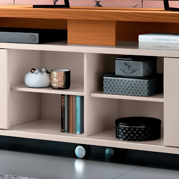 Bancada Briz 1.8 HB Moveis 2 Portas de Correr para Tv de ate 70