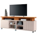 Bancada Briz 1.8 HB Moveis 2 Portas de Correr para Tv de ate 70