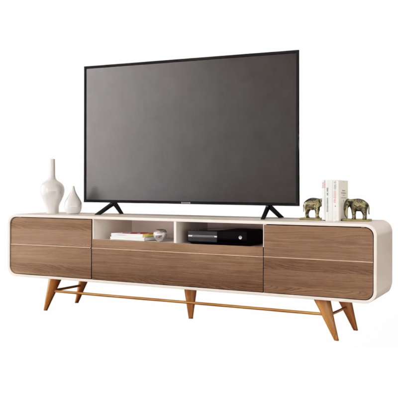 Bancada Epoca 2.2 HB Moveis 2 Portas para Tv de ate 85