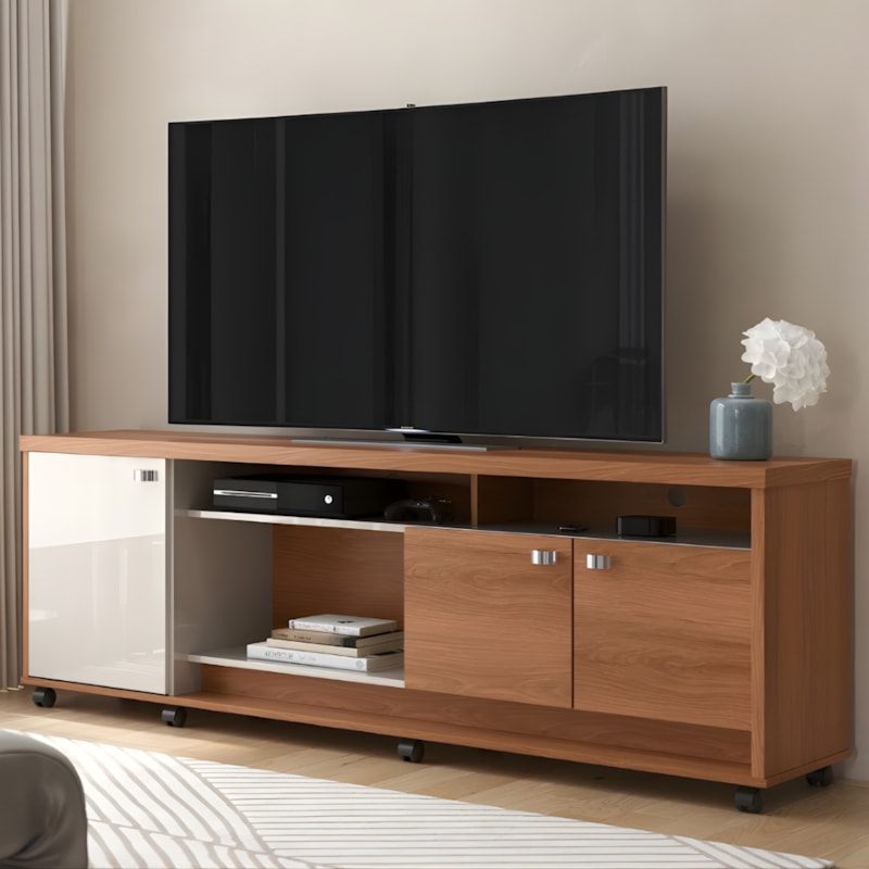 Bancada Lukaliam Dallas 3 Portas Para Tv De Ate 70