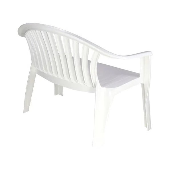 Banco de Jardim Tramontina Leme em Polipropileno Branco-1d36b3de-58d0-4dc7-b9f5-d119ff1183f2