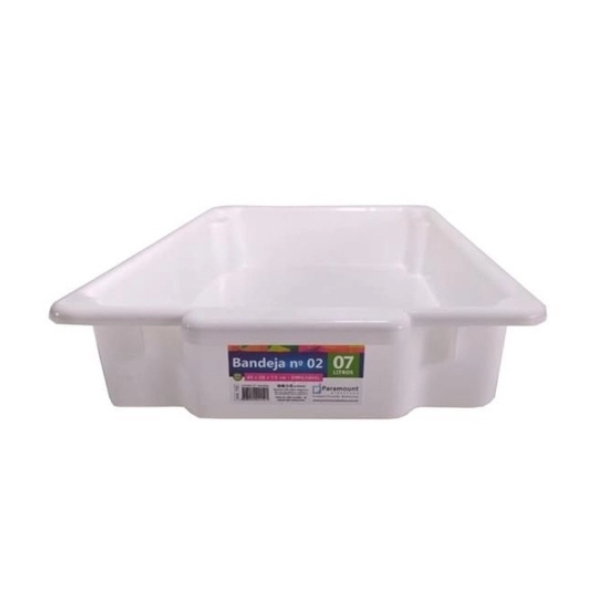 Bandeja de Plastico Paramount Medio N2 7L 45X28X7,5cm -55af9e34-277d-4863-8de9-ba706c8d3b4a