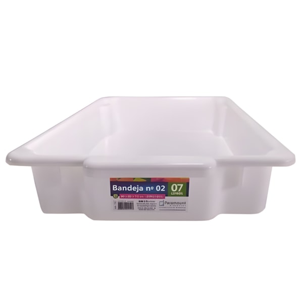 Bandeja de Plastico Paramount Medio N2 7L 45X28X7,5cm -676ffe19-b96d-44c4-ad07-b4129fad9335