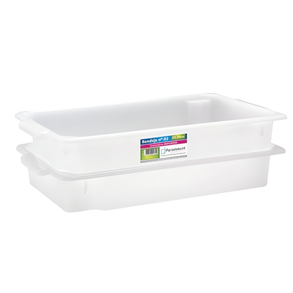 Bandeja de Plastico Paramount N3 13,7L 55X33X10CM -caa80b2c-4649-4411-ae5b-d9e3627bd41a