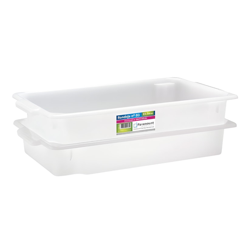 Bandeja de Plastico Paramount N3 13,7L 55X33X10CM -cf4a9970-ba31-4572-9a79-86201e254266