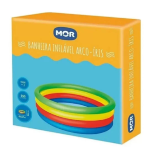 Banheira Inflavel Mor Arco Iris 550L 