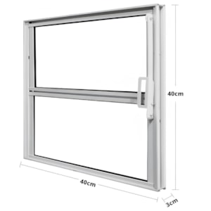 Basculante CLM 40x40 Alumínio