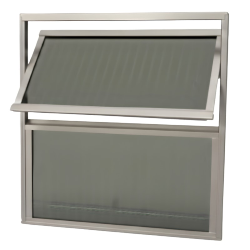 Basculante Clm Aluminio Natural 60X60 Vidro Fume Premium-5984bb44-22fb-461e-b9c0-082b8af234be