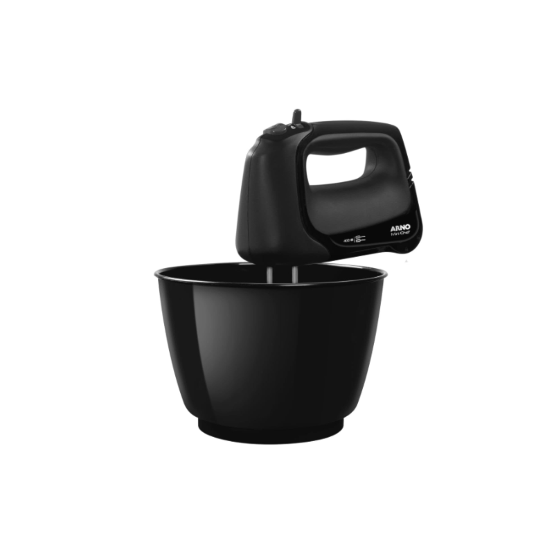 Batedeira Arno Mini Chef Portatil 400W 127V Preto HM01-20c1d824-a0c0-424f-9279-47212d7a2288