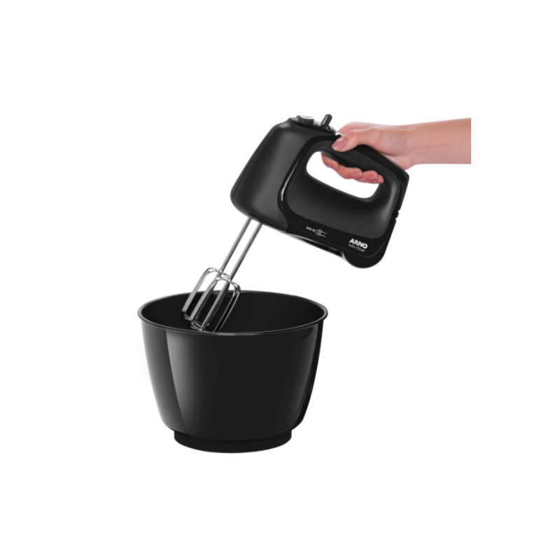 Batedeira Arno Mini Chef Portatil 400W 127V Preto HM01-599c8bbb-6f8a-4e00-9be7-d7bd8b36770a