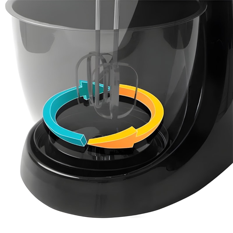 Batedeira Mallory Activa Duo Plus 127V Potente e Versátil, Preta-fa001f15-c4d9-493f-b586-4d28dada540c