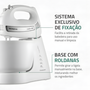 Batedeira Mondial Cake 500W 127V/60HZ B-50-W Branco