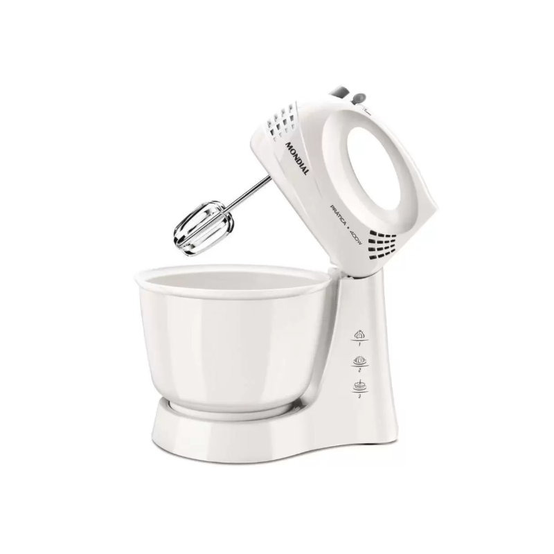 Batedeira Mondial Pratica B-44-W 127V Branco