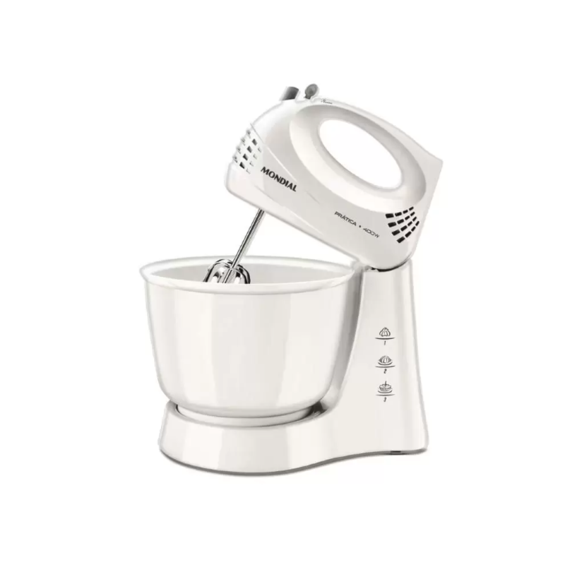 Batedeira Mondial Pratica B-44-W 127V Branco