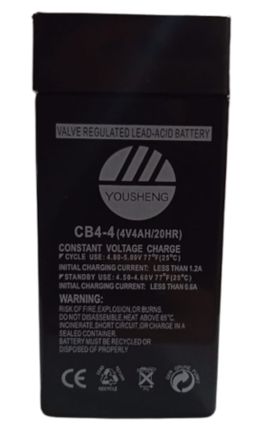 Bateria Chumbo Acido 4V/4AH