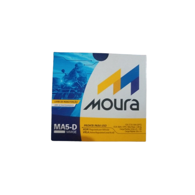 Bateria Moura Moto MMGE 5-D