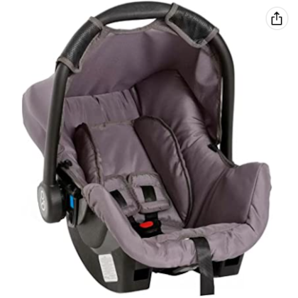 Bebe Conforto Grid Preto Cinza 8184pc