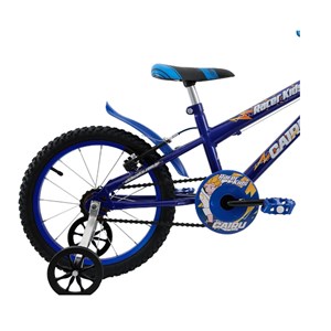 Bicicleta Aro 16 Masculino MTB Racer Kids Azul