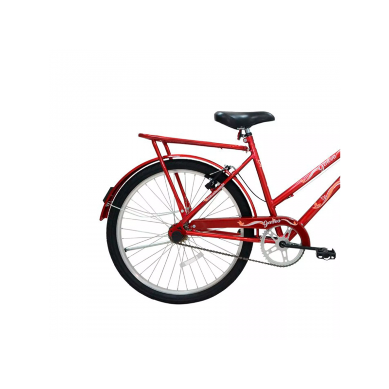 Bicicleta Aro 26 Cairu Genova Freio V-Brake com Cestinha &ndash; Vermelho