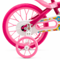 Bicicleta Cairu Aro 12 Feminino Flower Lilly Rosa/Branco-3e74f6b4-71fb-40a5-a53d-97b31e04ab5d