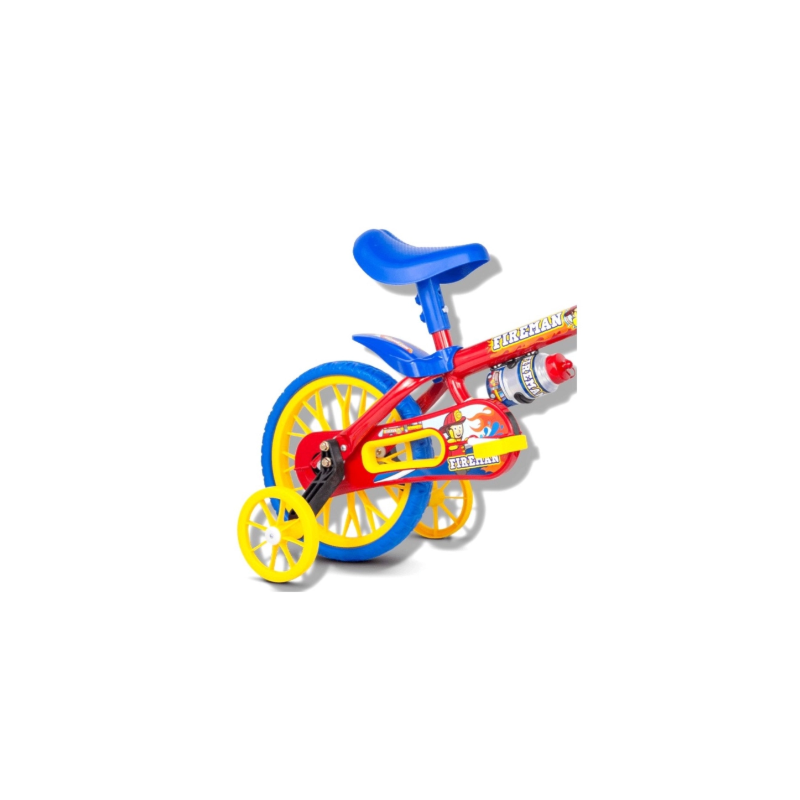 Bicicleta Cairu Aro 12 Masculino Fire/Water Man Vermelho/Azul