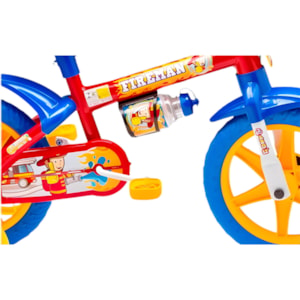 Bicicleta Cairu Aro 12 Masculino Fire/Water Man Vermelho/Azul